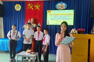 Hoạt động ngoại khóa trường THCS Nguyễn Chí Thanh